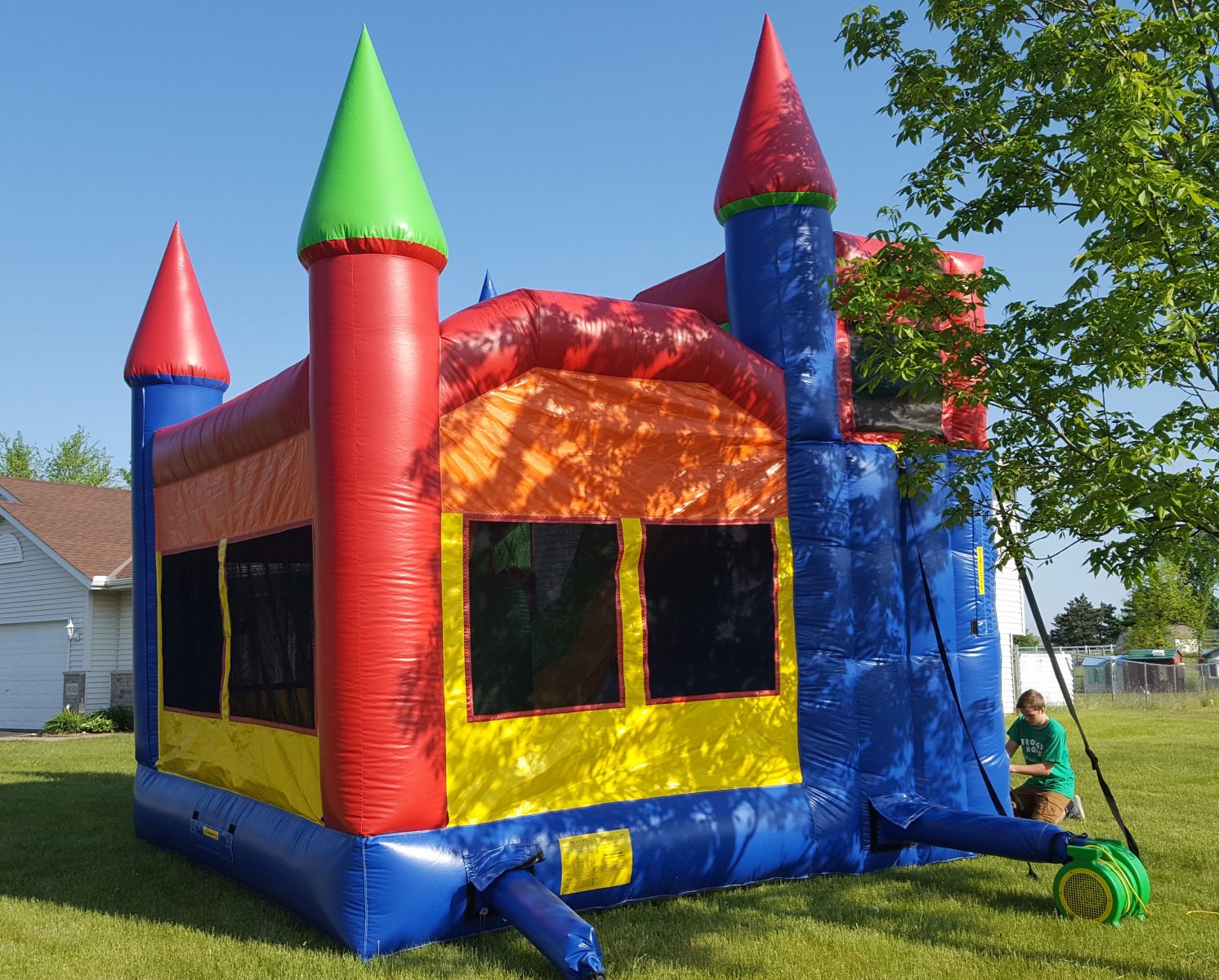 Back view of the Castle Combo